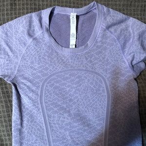 Lululemom athletic lilac tshirt